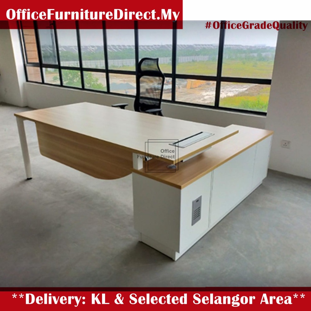 7 Feet Manager Table Director Table Set - SL55 Director Table L Shape B ...