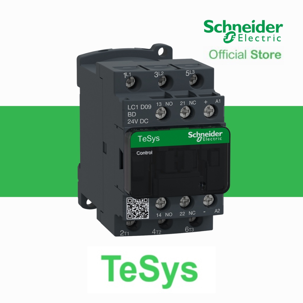 Schneider Electric TeSys Deca Contactor - 3P(3 NO) - AC-3/AC-3e