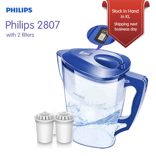 Philips WP2807 3.5L Water Filter jug with bundled replacement filters