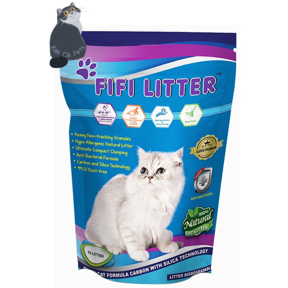👉 FIFI LITTER PREMIUM CAT LITTER 10L 👈 Shopee Malaysia