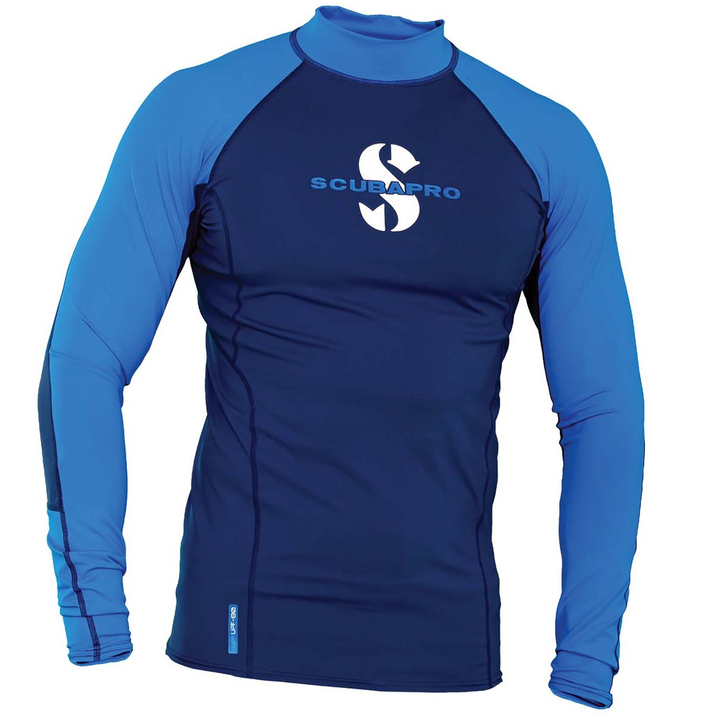 SCUBAPRO UPF80 UPF 80 T-FLEX Rash Guard Long Sleeve, Men Swimming