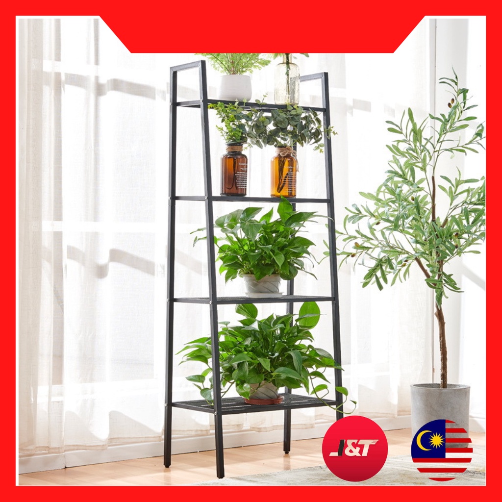 [Ready Stock} 4 Tier Multipurpose Shelf Shelves Rack Rak Besi 60 x ...