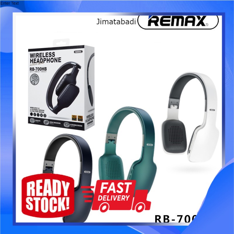 REMAX RB-700HB WIRELESS BLUETOOTH HEADPHONE (ORIGINAL) | Shopee Malaysia