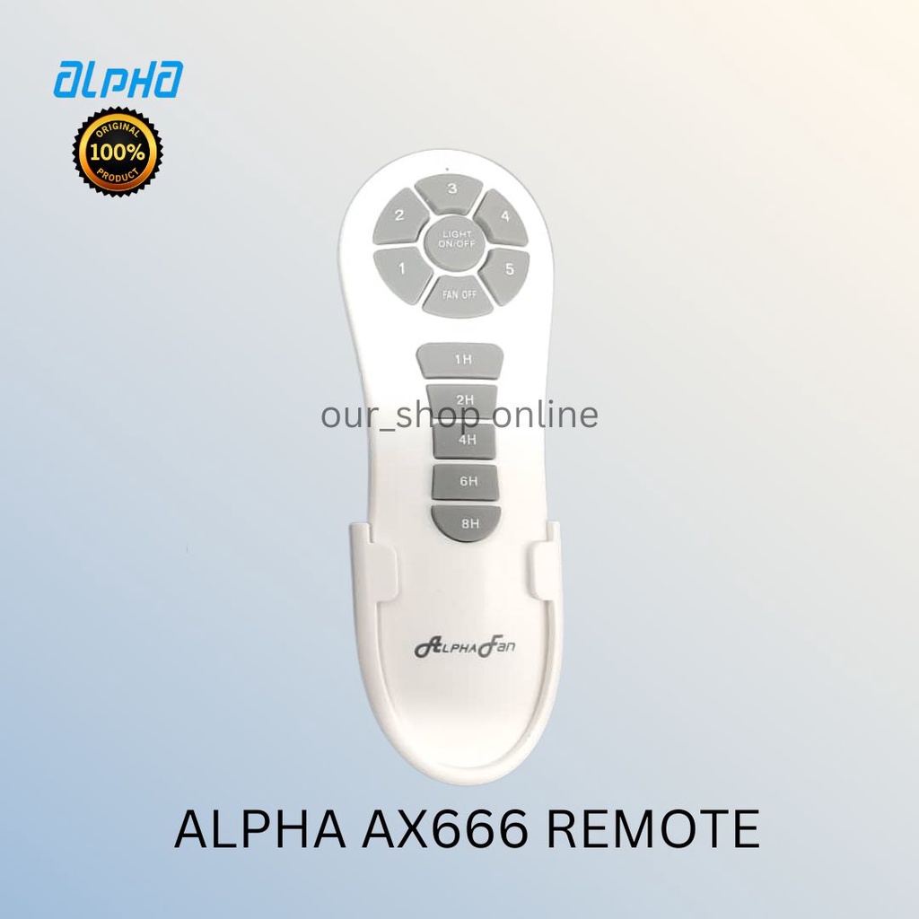 [ORIGINAL] ALPHA FAN PCB/RECEIVER FOR ALPHA FAN (AX666) | Shopee Malaysia