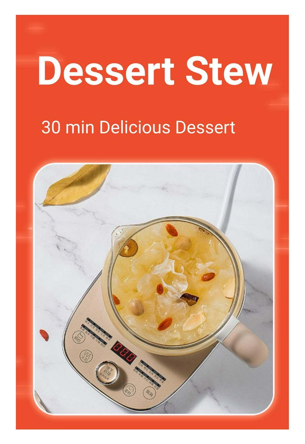 Bear Health pot Glass Jug Electric Kettle 養生壺 (1.5L) YSHA15W6 Shopee Malaysia