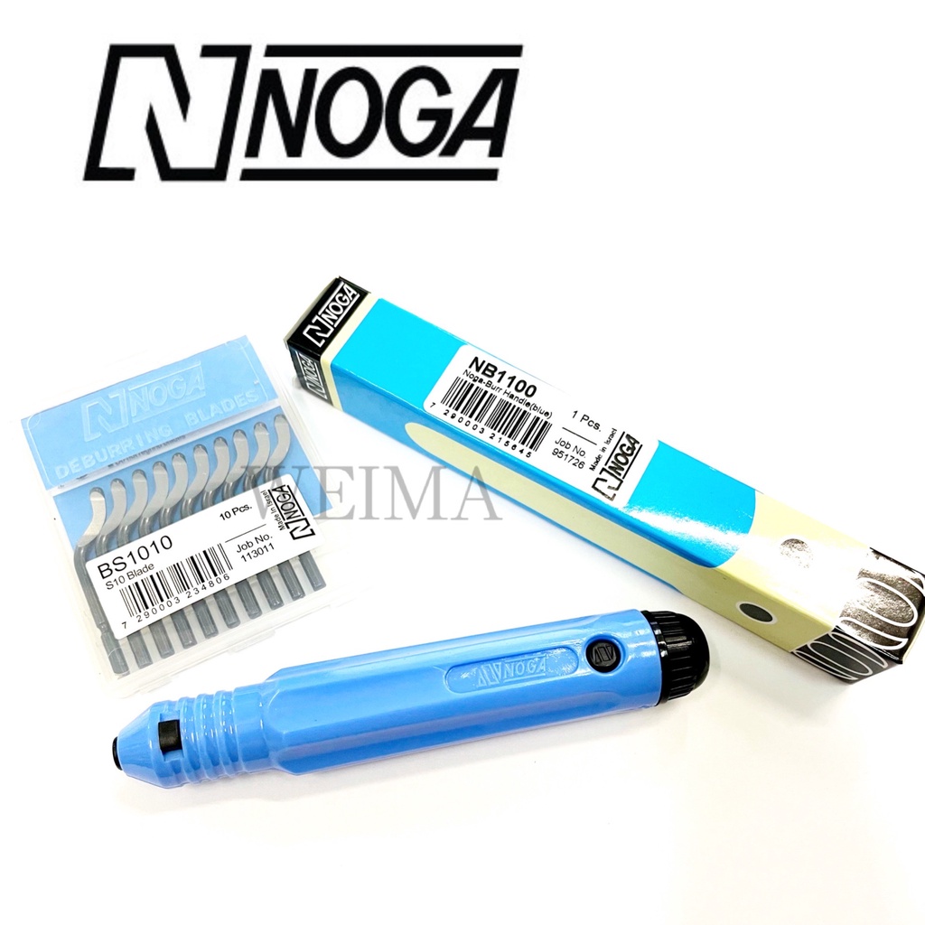 READY STOCK NOGA HEAVY DUTY 3.2mm SWIVEL BLADE DEBURRING BLADE BS1010 HANDLE NB1100