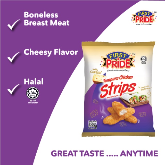 First Pride Cheese Tempura Chicken Strips 500g (Available Now!) PGMall