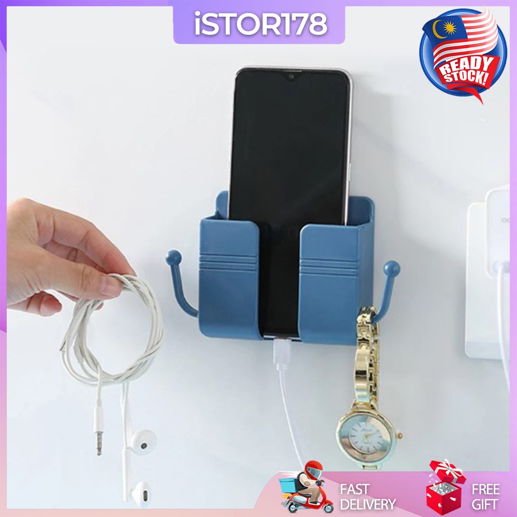 WALL MOUNT PHONE HOLDER/ MOBILE PHONE HOLDER/ REMOTE CONTROL ORGANIZER