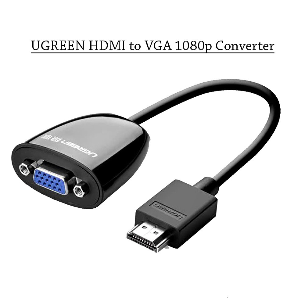 UGREEN HDMI Male to VGA Female Converter without Audio 1080p Cable