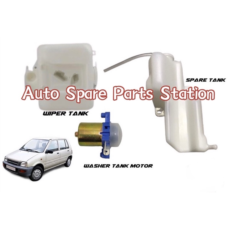 Perodua Kancil Spare Tank and Wiper Tank (WASHER TANK) Wiper Tank Motor