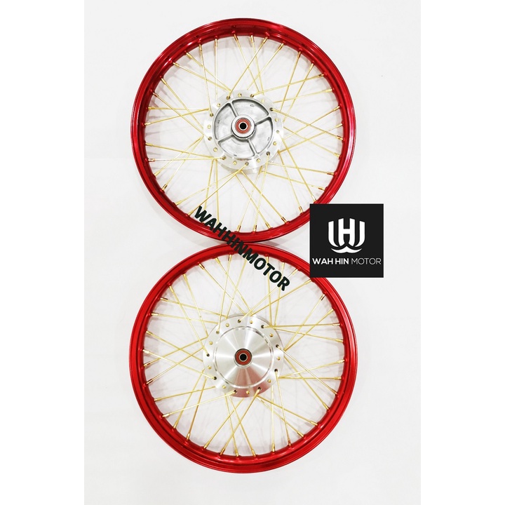 ALLOY ALOI RIM FRONT AND REAR 1.4 X 17 CHROME WHEEL HUB SET EX5 DREAM ...