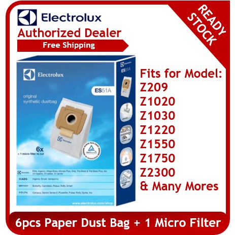 Electrolux best sale dust bag