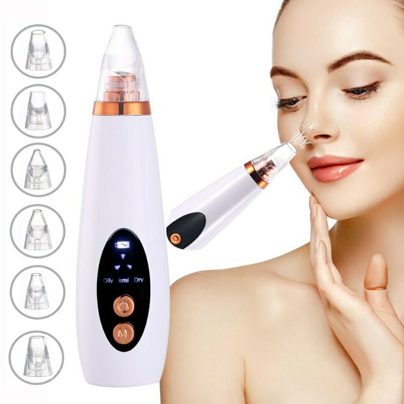 Blackhead Remover Facial Suctions Skin Cleaner Acne Vacuum Pore Cleaner ...