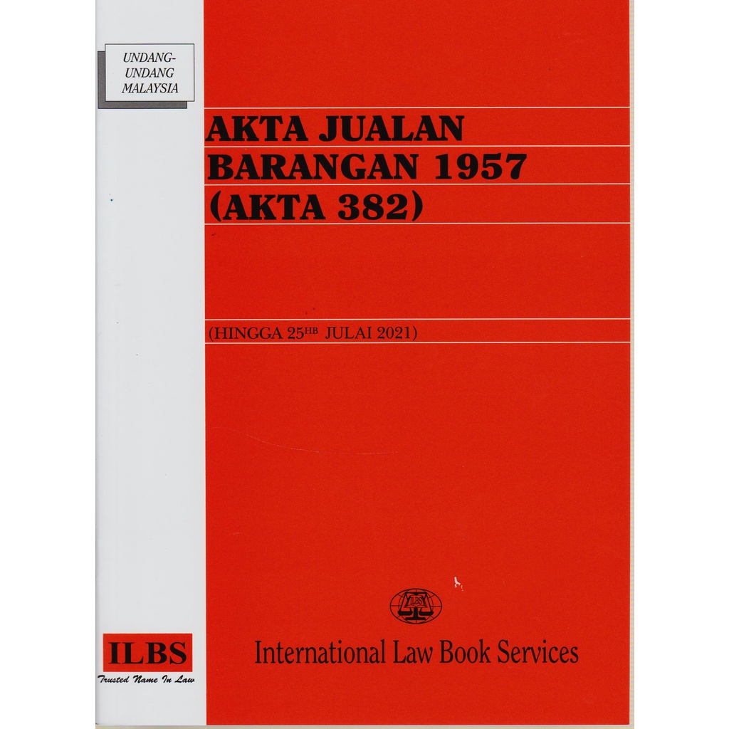AKTA JUALAN BARANGAN 1957 [AKTA 382] -EDISI 2022 | Shopee Malaysia