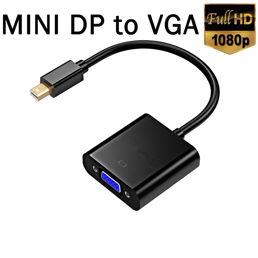 MINI DP TO VGA Male To Female DisplayPort Display Port Cable Adapter ...