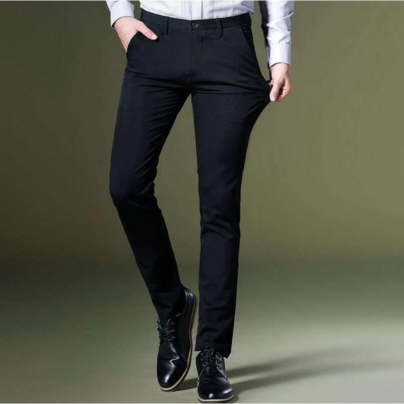 Slim cut hot sale slacks