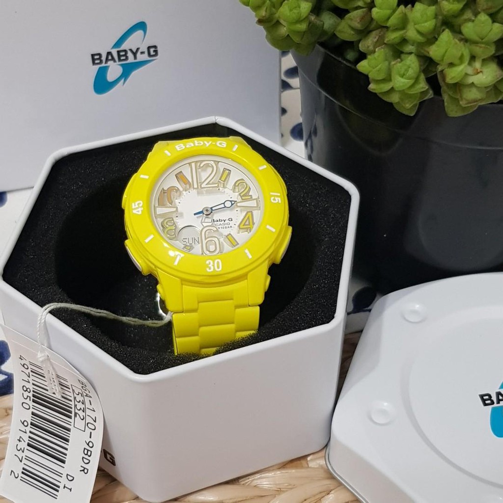 Casio Baby G BGA 170 9B Neon Illuminator Diver Marine Style Analog Ladies Watch Shopee Malaysia