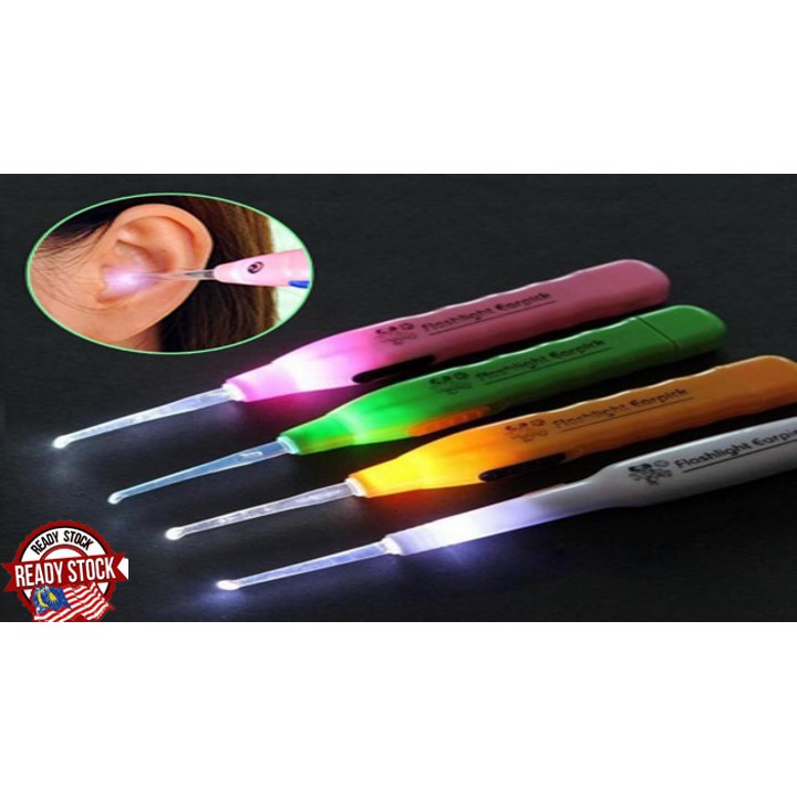 🆕🔥HOT ITEM 🔥LED Flashlight Earwax Earpick Ear Pick Light with Batteries Safe & Easy (CODE 1088