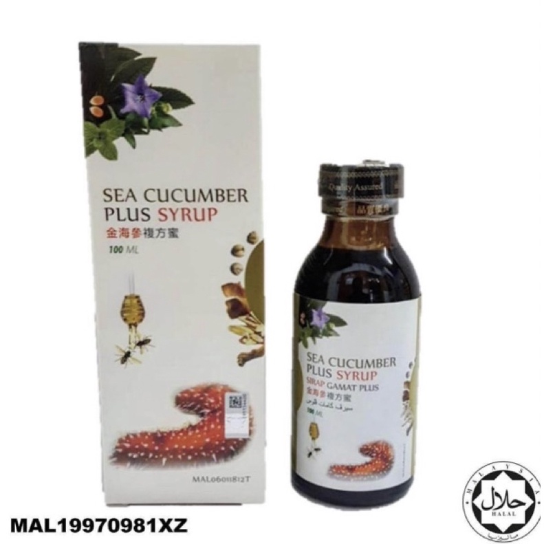 Dyna Sea Cucumber Plus Syrup / Sirap Gamat Plus 100ml Shopee Malaysia