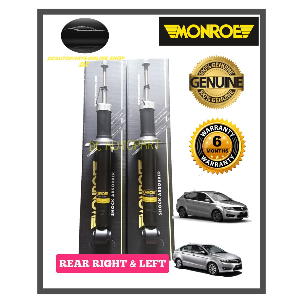 MONROE OESPECTRUM PROTON PREVE SUPRIMA REAR ABSORBER RR ABS 1PAIR RIGHT ...