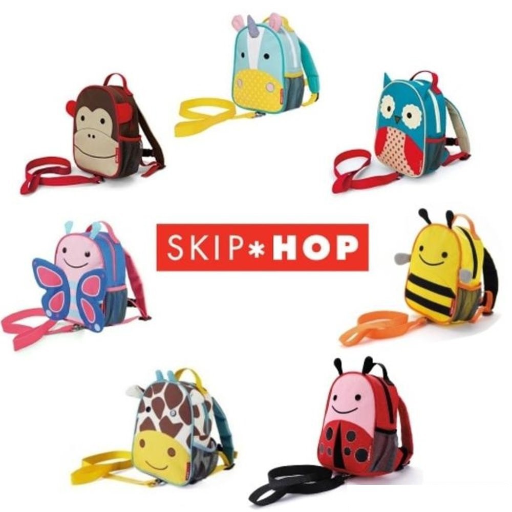 Authentic Skip Hop Zoolet Safety Harness Mini Backpack with Rein 8 Design Shopee Malaysia
