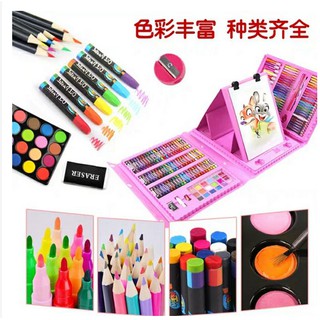 208pcs/150PCS/86Pcs Kids Painting Board Pen Colour Crayon Marker Pencil