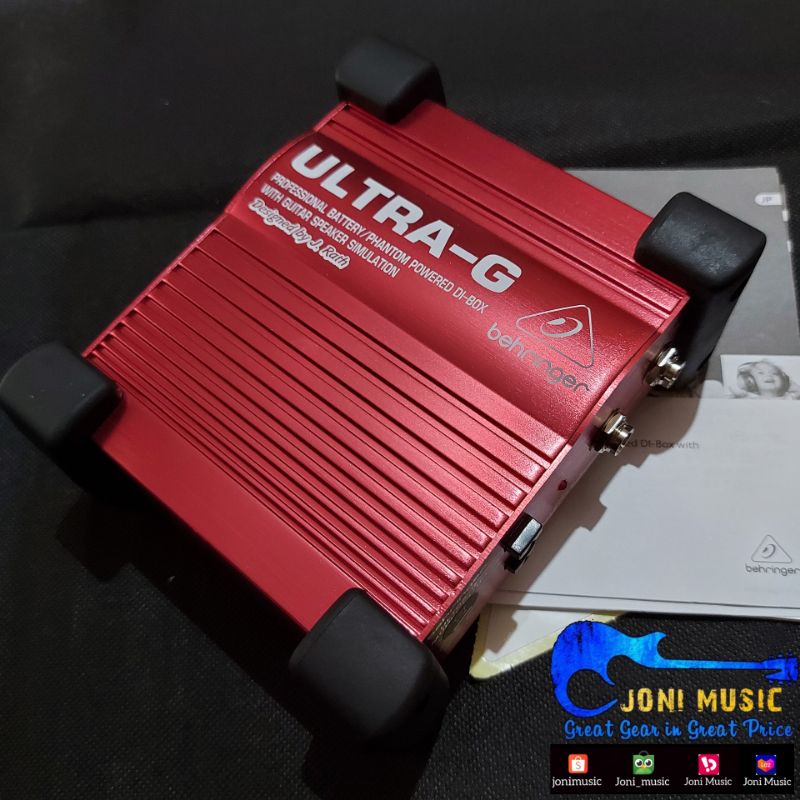 Guitar DIRECT BOX Efects In ULTRA G ULTRADI BEHRINGER BOX DI100 ULTRA