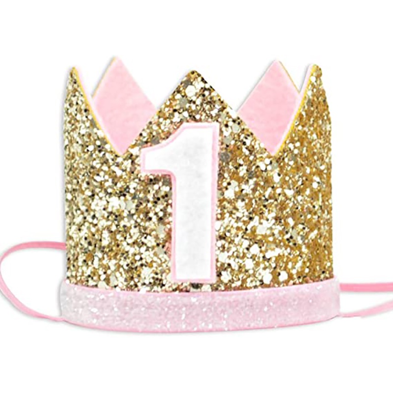 Baby Princess Crown Birthday Hat Socub first birthday party hat for