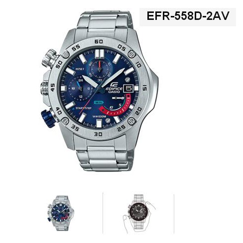 Casio Edifice EFR 558D 2AV Men Wrist Watch
