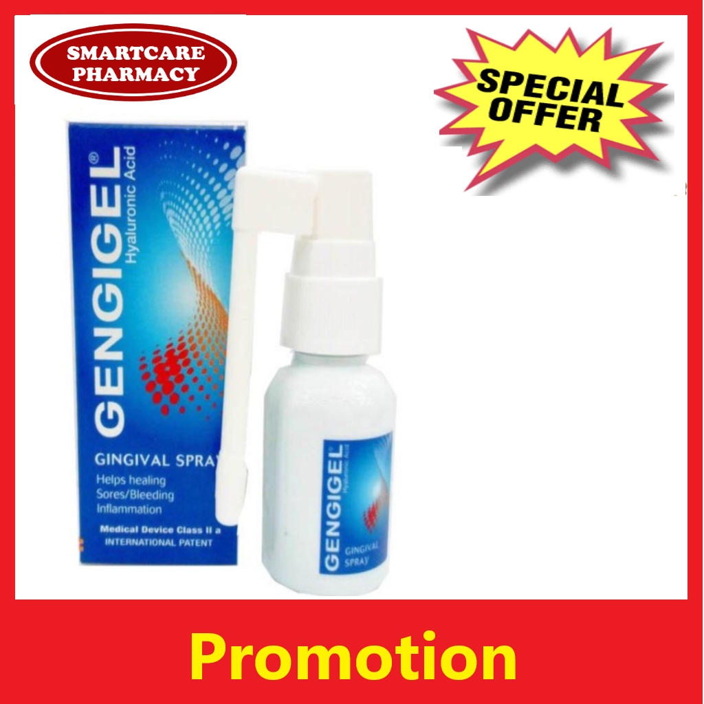 GENGIGEL Gingival Spray 20ml (SAKIT TEKAK / SORE THROAT) Shopee Malaysia