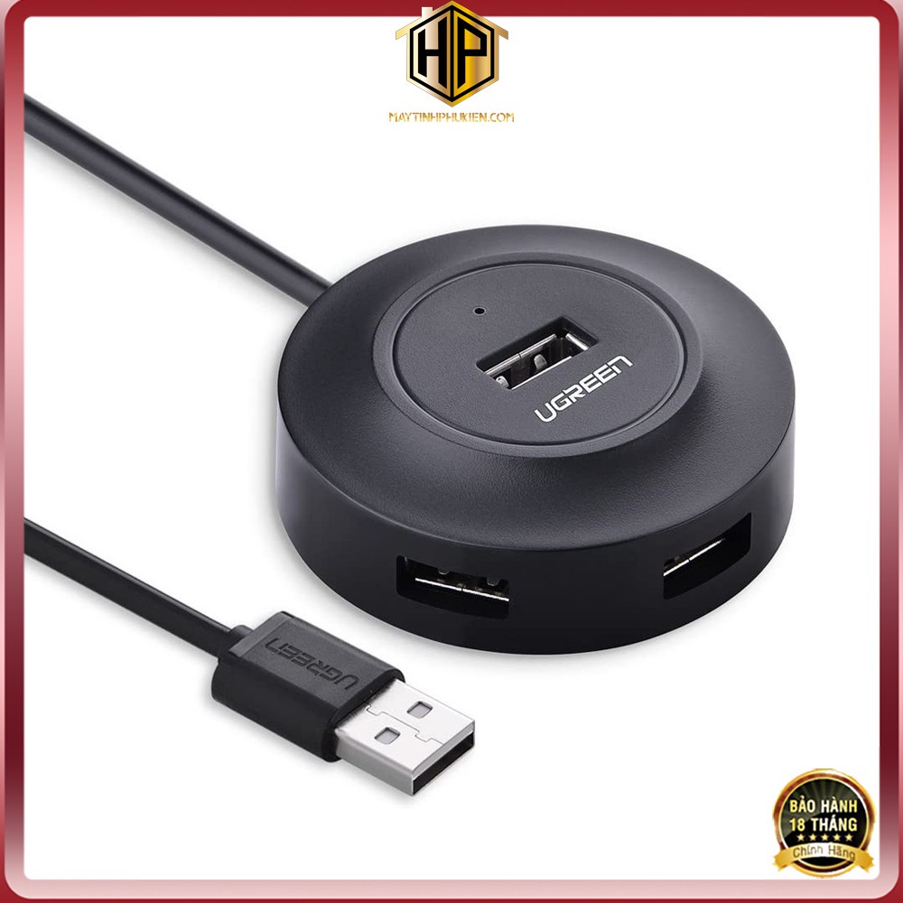 Ugreen 20277 Hub USB 2.0 4 Porte – Alimentazione Micro USB, Plug And Play Per PC E Mac