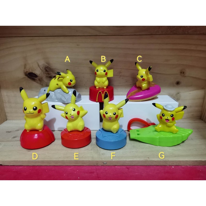 McDonald's Pokemon Pikachu Happy Meal Collection Shopee Malaysia