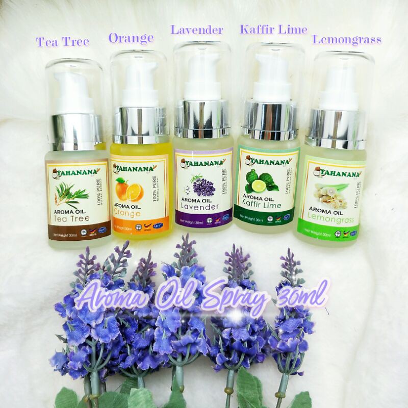 YAHANANA Aroma Oil Spray 30ml (5 Flavor) Shopee Malaysia