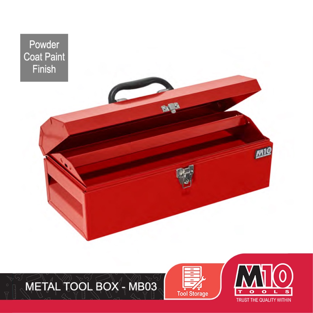 M10 Metal Tool Box MB03 | Shopee Malaysia