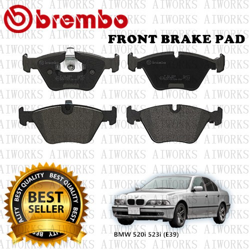 BREMBO BMW E39 520i 523i 525i 528i Front Rear Disc Brake Pad Shopee