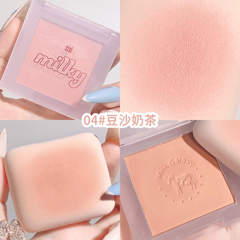 Xixi Monochrome Pearlescent Blush Palette Matte Blush Palette Facial ...