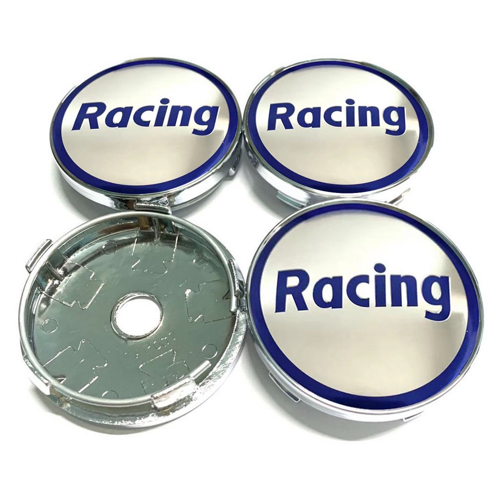 4X Racing 60mm Nabendeckel Radkappen Kap