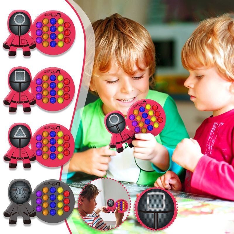 Squid Game Push Fidget Toy, giocattoli sensoriali a bolle per ansia e stress, giocattoli Fidget – acquista a prezzi convenienti sul marketplace