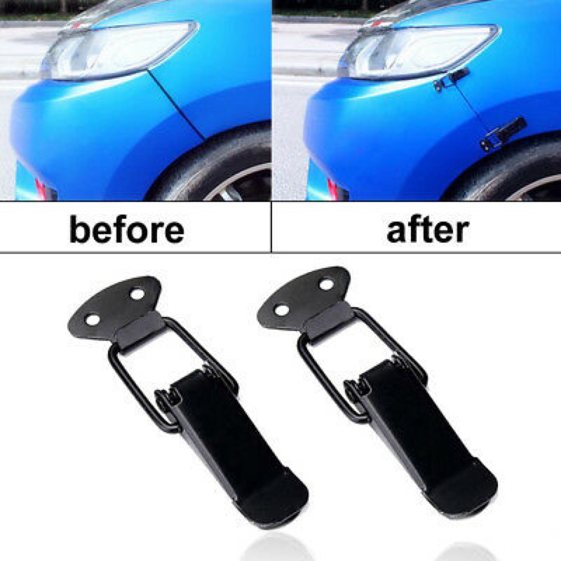 TRD Car Fender Clips Car Big Black Boot Side Bumper Toggle