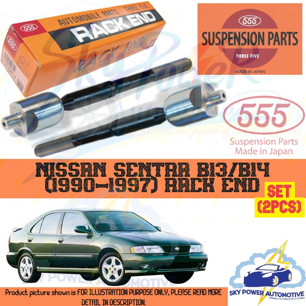 NISSAN SENTRA B13/B14 (1990-1997) 555 JAPAN BRAND STEERING RACK END ...