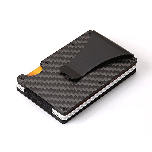 Fashion Carbon Fiber Card Holder Wallet Designer Aluminium Credit Card ...