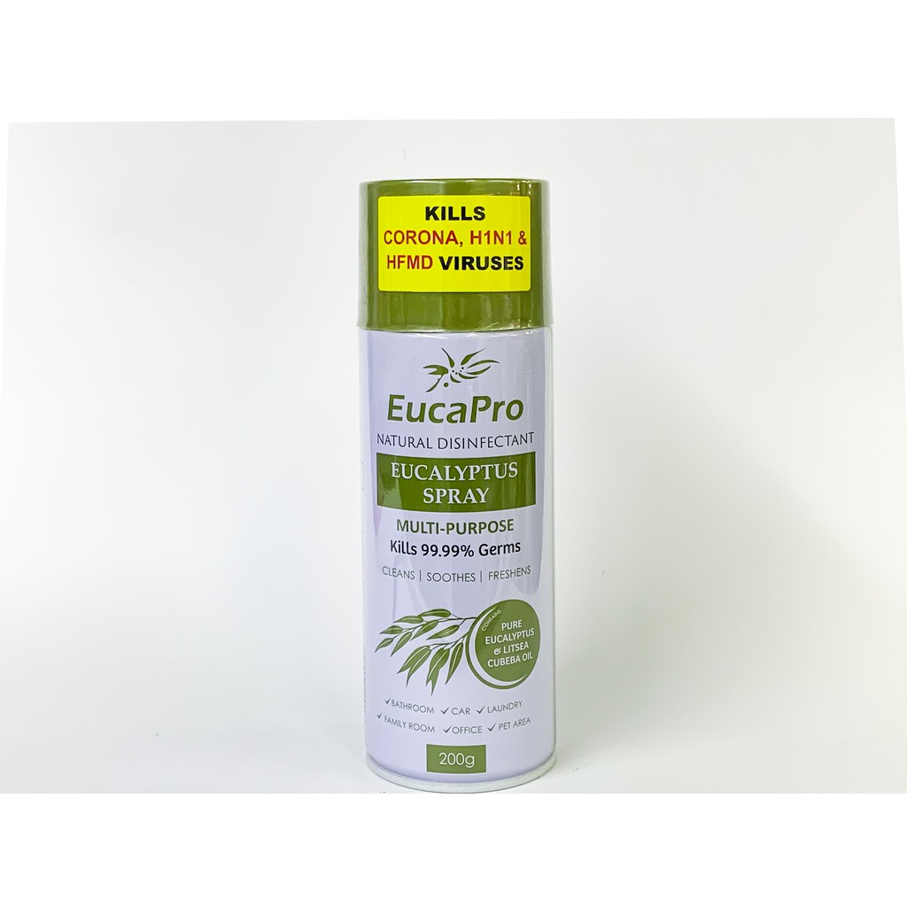 EUCAPRO NATURAL DISINFECTANT EUCALYPTUS SPRAY 200G (EXP:01/2027 ...