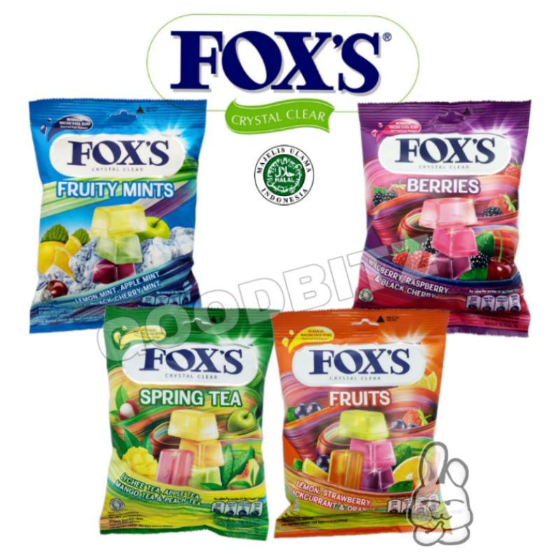 Halal Indonesia Fox's Crystal Clear Candy (Gula Gula Fox's) Shopee