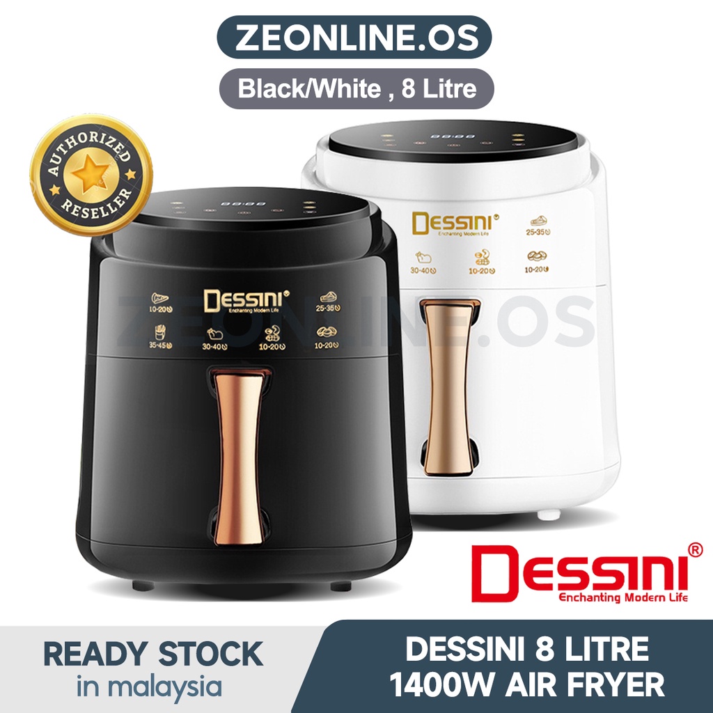 Dessini Italy Af 80 Electric Oven Convection Air Fryer 8 Litre