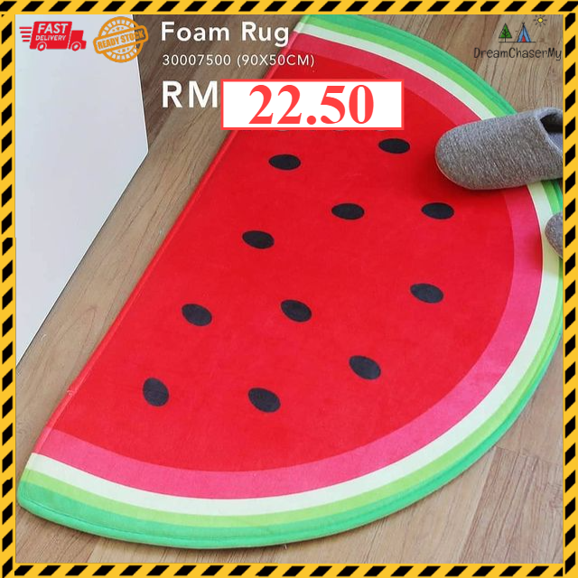KAISON Cute Watermelon Foam Mat 90x50cm | Shopee Malaysia