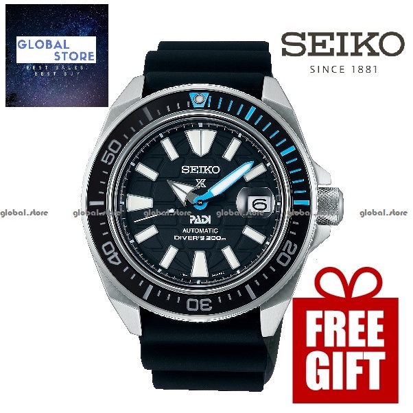 Seiko SRPG21K1 Prospex X PADI King Samurai 200m Automatic Divers Watch ...