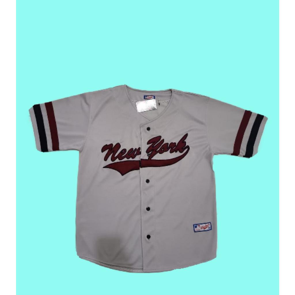 Unisex Full Button Plain Maroon Custom Baseball Jerseys | YoungSpeeds