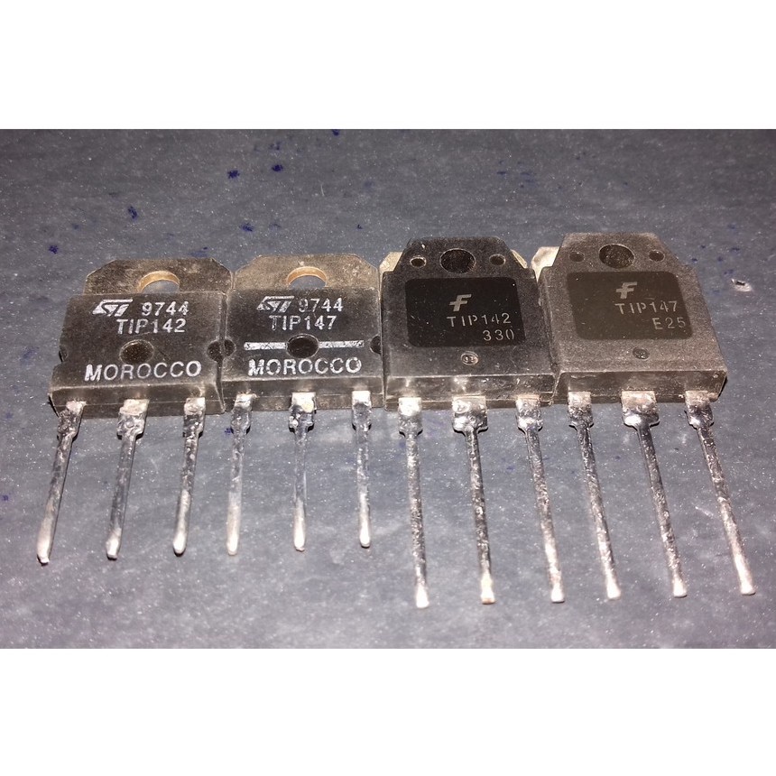 TIP142 TIP147 15A 100V TO3P NPN PNP DARLINGTON TRANSISTOR Shopee
