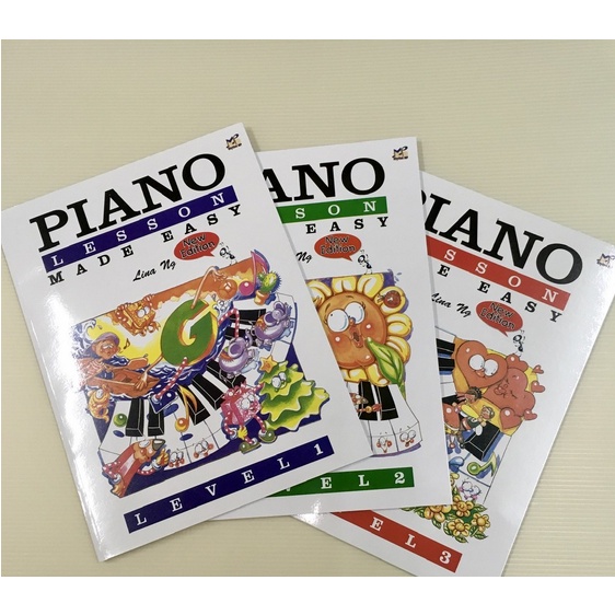 Lina Ng Piano Lesson Made Easy Level 1,2,3 | Shopee Malaysia