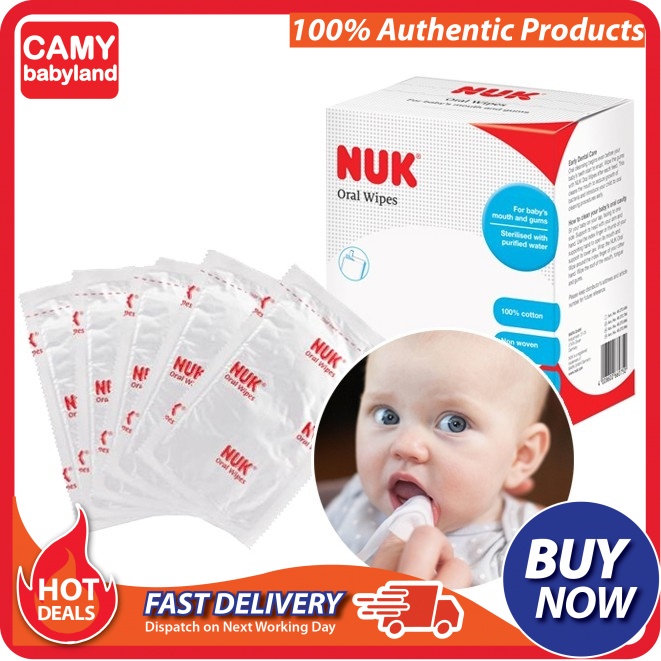 Nuk hot sale oral wipes